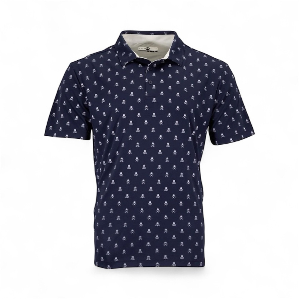 Pure Hockey Helmet & Sticks Polo Shirt Men's Size LARGE NEW